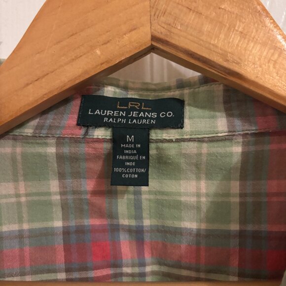 Lauren Ralph Lauren / Lauren Jean Co Button down long sleeve top - M - Picture 3 of 7